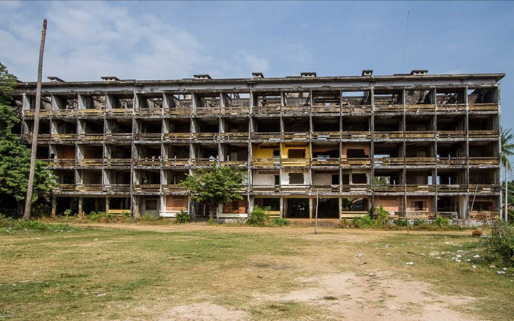 Urbex ancien logement militaire Kompong-Chhnang Camgbodge